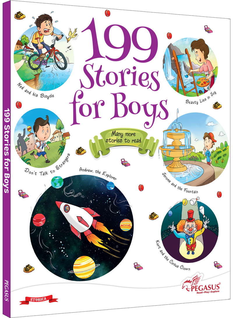 199 Stories for Boys | Adventure and Life Lesson Story Collection for Kids (Age 2+ Years)