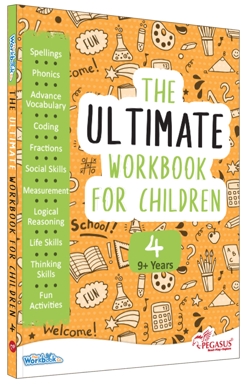 The Ultimate Workbook for Children: 4 – Early Learning & Educational Book for Kids (Age 3+ Years)