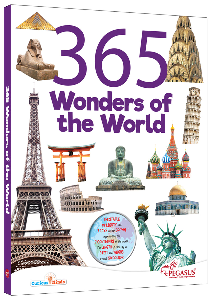 365 Wonders of the World for Kids –Famous Landmarks Book with Real Photos (Age 6+ Years)