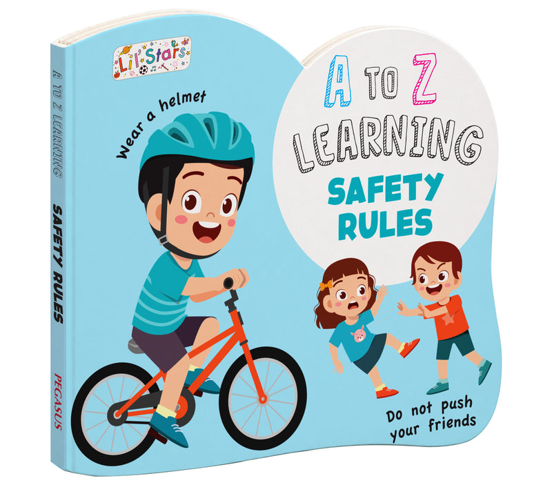 A to Z Learning Safety Rules Board Book for Kids – Early Learning Awareness Book (Age 1+ Years)