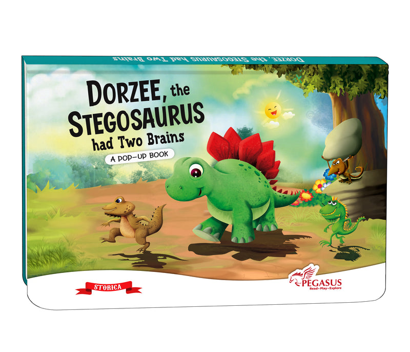 Dorzee, the Stegosaurus – Pop-Up Book for Kids | Bedtime Story Book with Fun Lesson (Age 2+ Years)