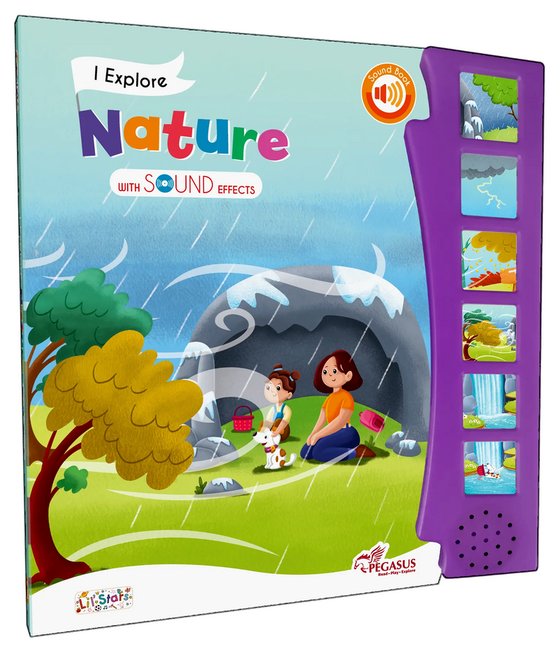 I Explore Nature Sound Book for Kids – Magic Noise Book with 6 Real Sound Effects (Age 1+ Years)