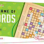 The Game of Words Board Game for Kids and Family Word Building Crossword Game Vocabulary and Spelling Game (Age 8+ Years)
