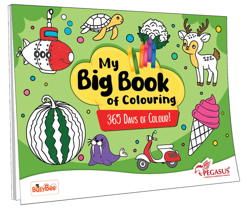 My Big Book of Colouring for Kids – Fun Creative Workbook with 184 Fun Colouring Pages (Age 3+ Years)