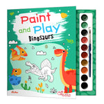 Dinosaurs Colouring Book for Kids – Paint and Play Watercolour Painting Set (Age 3+ Years)