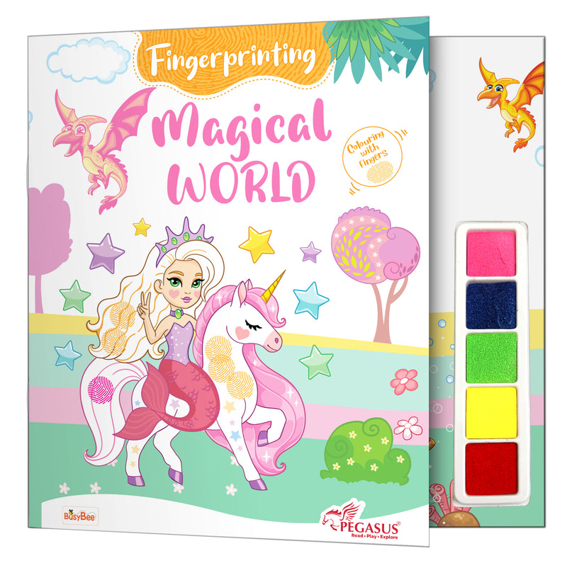 Fingerprinting Magical World –Creative Art and Craft Activity Book for Kids  (Age 3+ Years)
