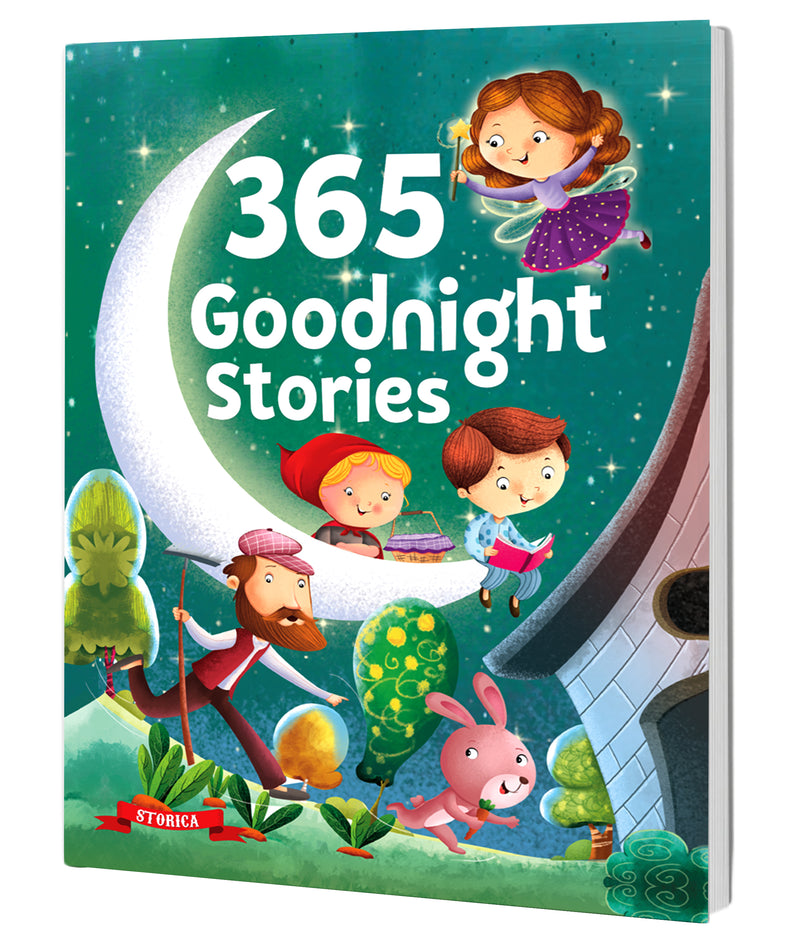 365 Goodnight Stories for Kids – Moral Lessons Story with Beautiful Illustrations (Age 3+ Years)