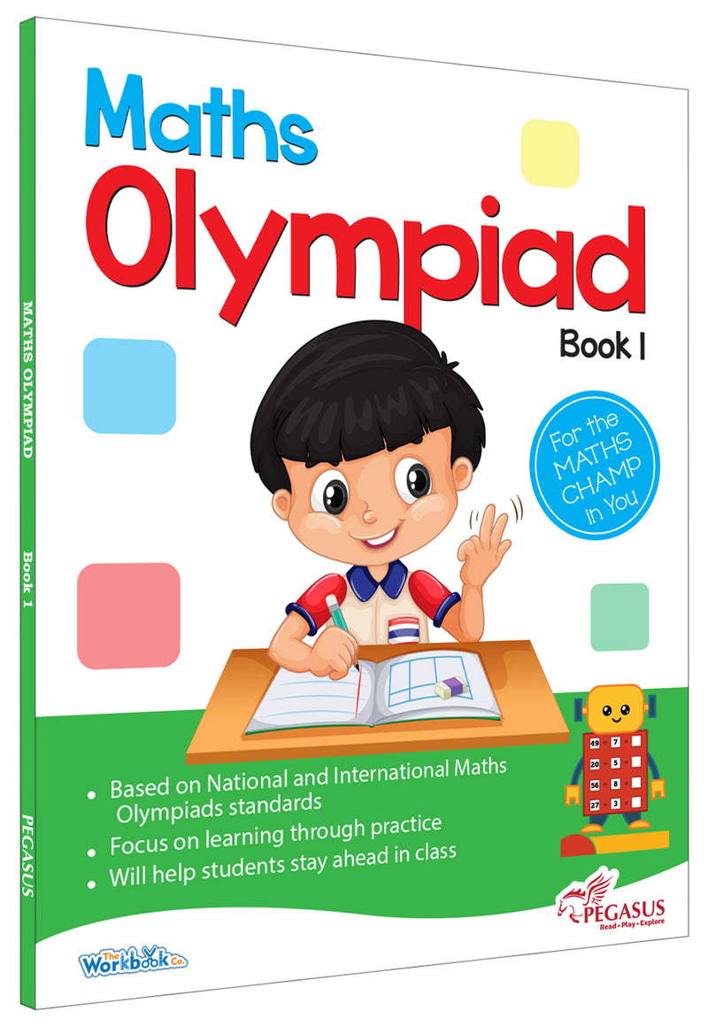 Maths Olympiad Book 1 Workbook for Kids | Practice Book with Step-by-Step Solutions (Age 4+ Years)