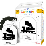 Baby’s First High Contrast Flash Cards – Black & White Visual Stimulation Cards (0+ Months)