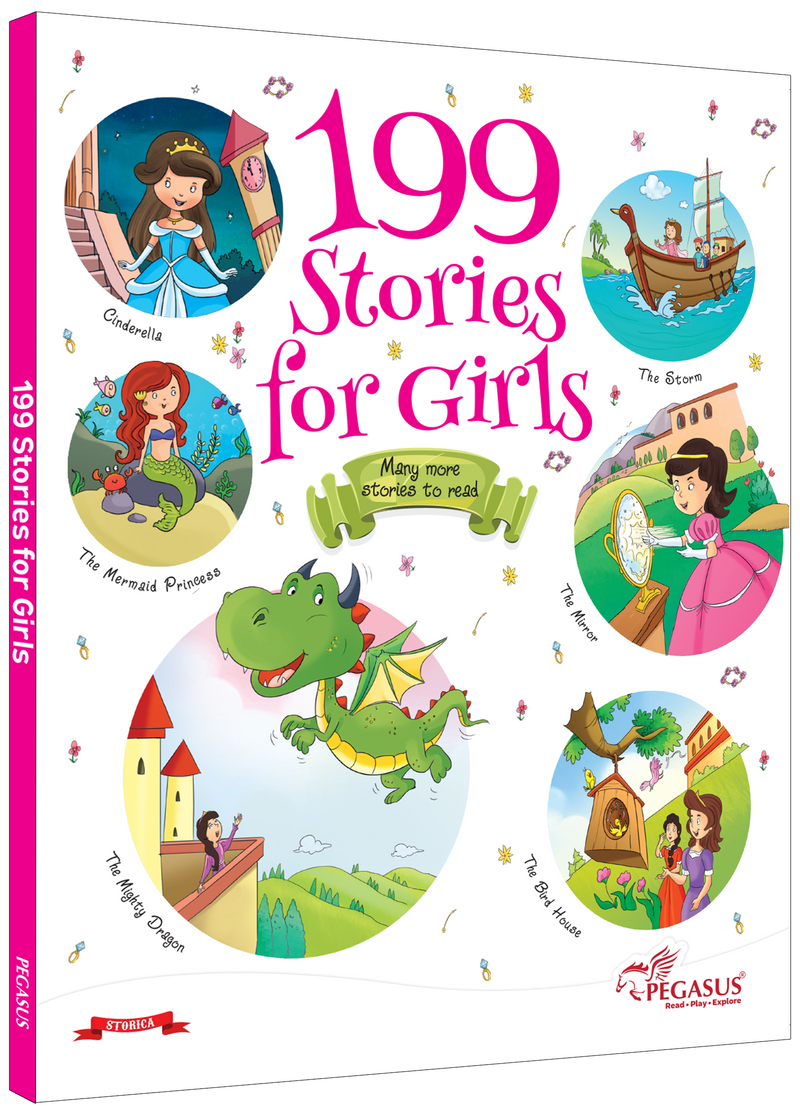 199 Fairy Tale & Adventure Stories for Girls with Classic Tales (Age 2+ Years)