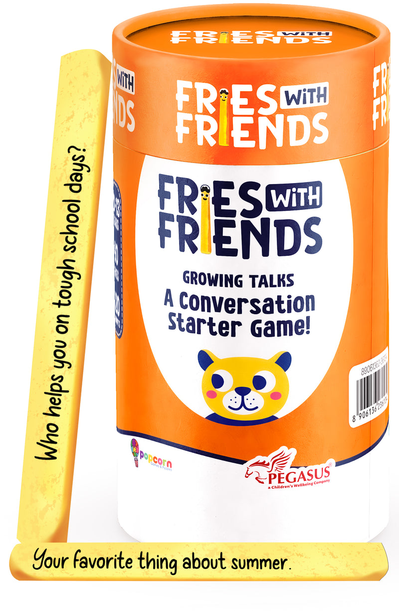 Fries with Friends Growing Talks - Fun Conversation Stick Game For Kids, Teens, and Adults (Age 10-13 Years)