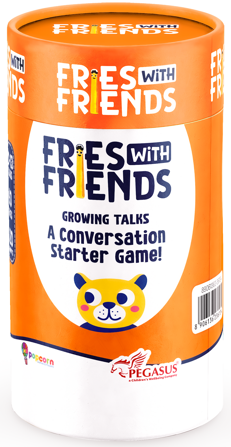 Fries with Friends Growing Talks - Fun Conversation Stick Game For Kids, Teens, and Adults (Age 10-13 Years)