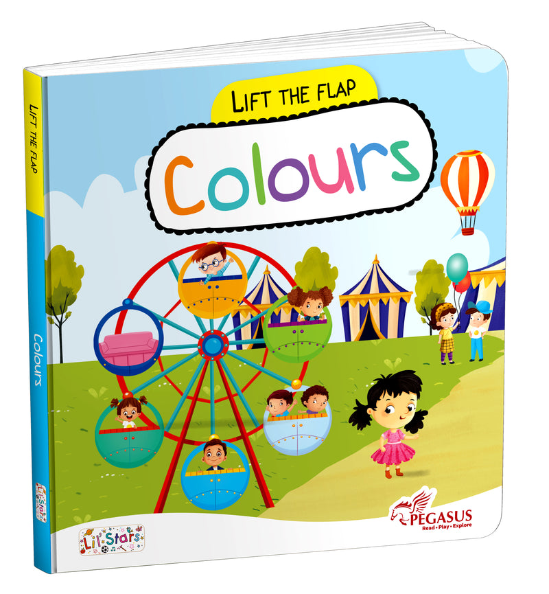 Lift the Flap Colours Board Book for Kids – Early Learning Colour Recognition Book (Age 2+ Years)
