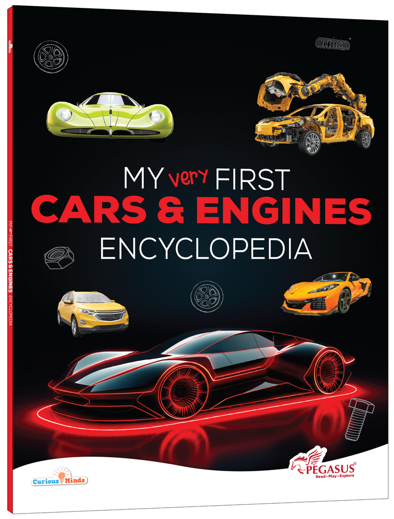 My Very First Cars & Engines Encyclopedia for Kids | Vehicle & Engine Learning Book (Age 4+ Years)