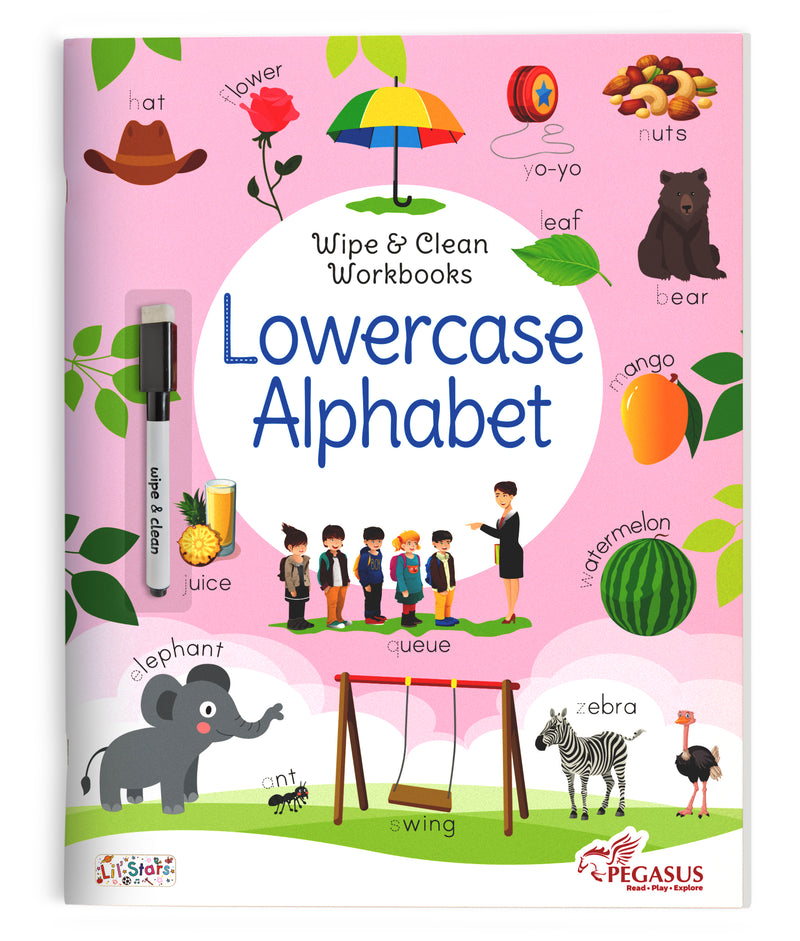 Lowercase Alphabet- Wipe & Clean Workbook