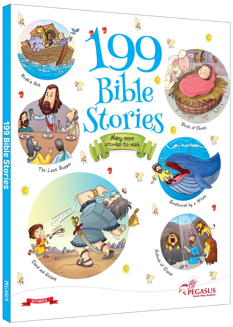 199 Bible Stories for Kids |  Christian Story Book with Classic Biblical Tales (Age 2+ Years)