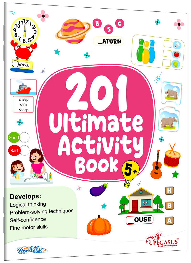 201 Ultimate Activity Book for 5+ Years Kids