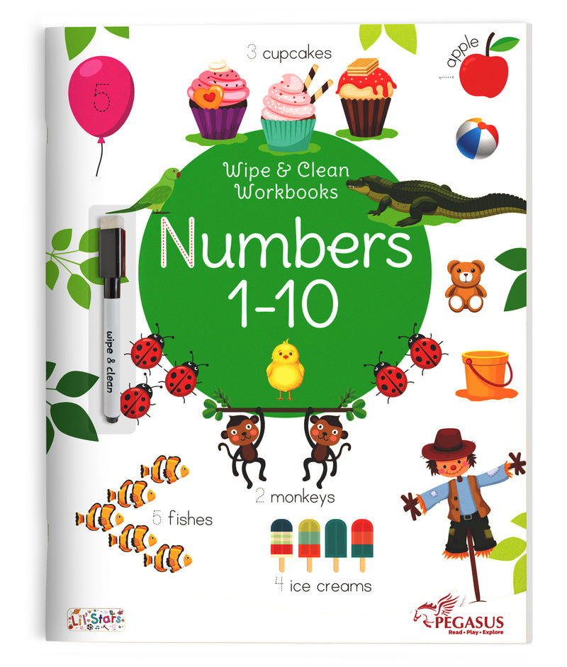Numbers 1-10 - Wipe & Clean Workbook