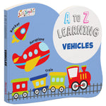 A to Z Learning Vehicles Board Book for Kids – Vehicle Picture Early Learning Book (Age 1+ Years)
