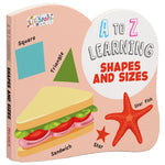 A to Z Learning Shapes and Sizes Board Book for Kids – Early Learning Shape Book (Age 1+ Years)