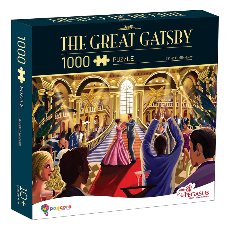 The Great Gatsby 1000 Piece Jigsaw Puzzle for Adults and Teens Challenging Family Puzzle Game (Age 8+ Years)