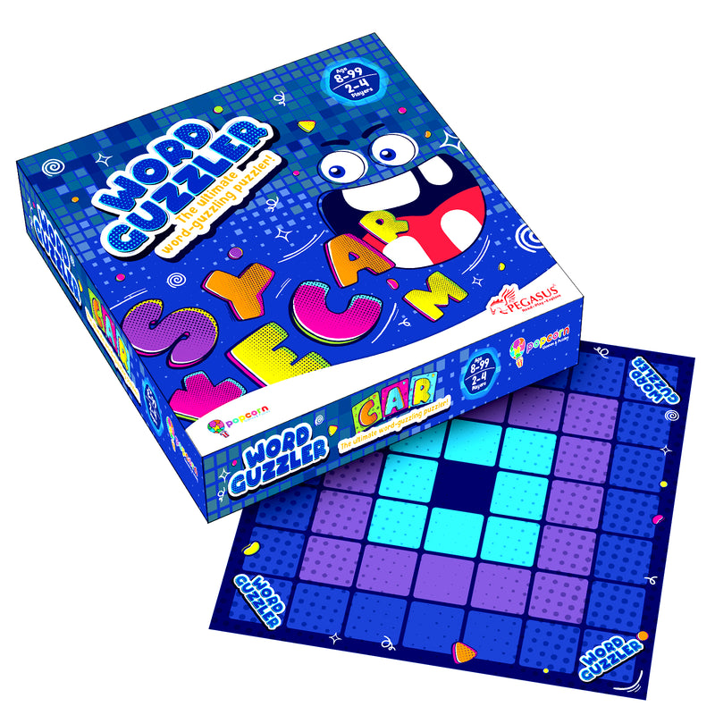 Word Guzzler – Spelling and Vocabulary Board Game for Kids and Family (Age 8–99 Years)