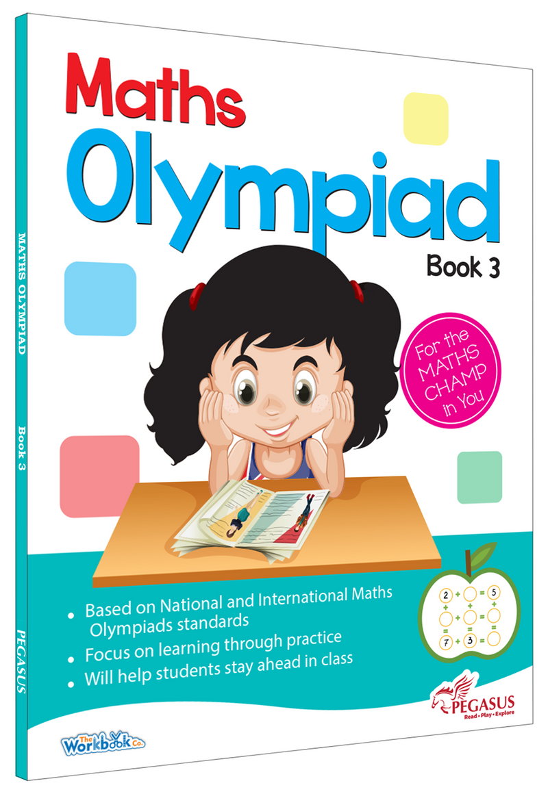 Maths Olympiad Workbook 3 | Practice Activity Book with Step-by-Step Solutions (Age 6+ Years)