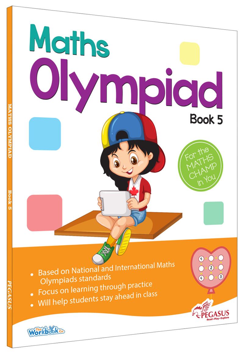 Maths Olympiad Workbook 5 | Advanced Olympiad Practice Book with Step-by-Step Solutions (Age 8+ Years)