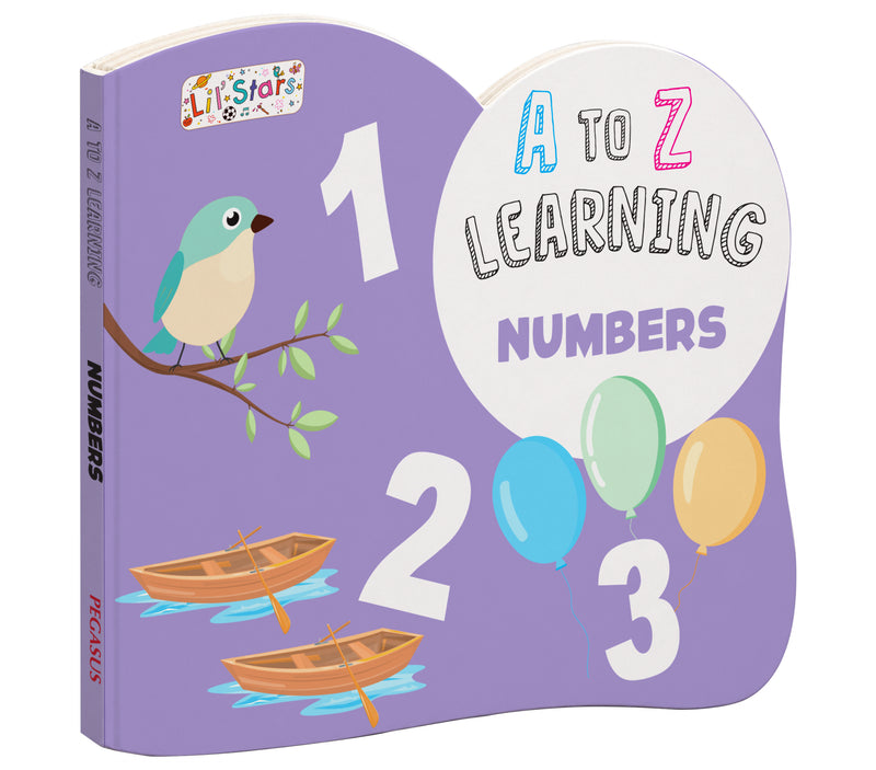 A to Z Learning Number Board Book for Kids – Number Picture Early Learning (Age 1+ Years)