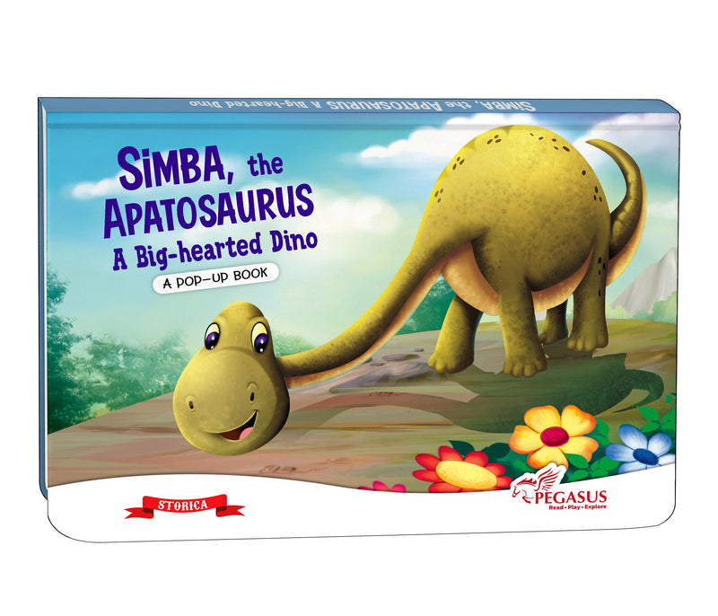 Simba, the Apatosaurus – Pop-Up Book for Kids | Bedtime Story About Being Big-Hearted  (Age 2+ Years)