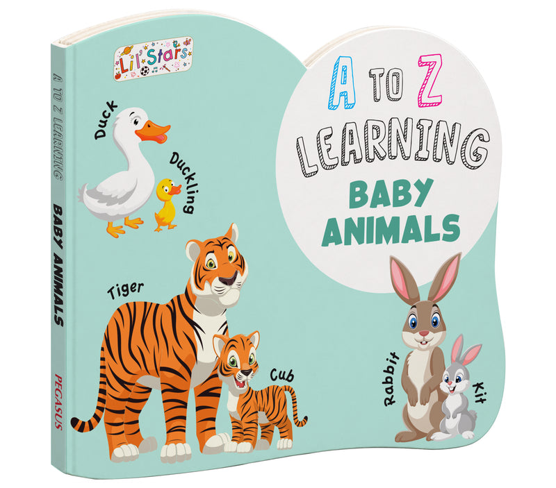 A to Z Learning Baby Animals Board Book for Kids – Early & Fun Learning Book (Age 1+ Years)