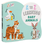 A to Z Learning Baby Animals Board Book for Kids – Early & Fun Learning Book (Age 1+ Years)