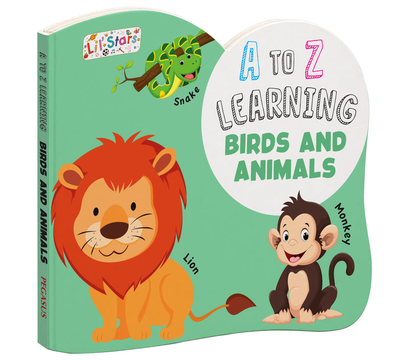 A to Z Learning Birds and Animals Board Book for Kids – Fun Picture Early Learning (Age 1+ Years)