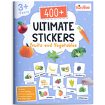 400+ Ultimate Stickers Fruits and Vegetables for Kids – Fun Learning Activity Book (Age 3+ Years)