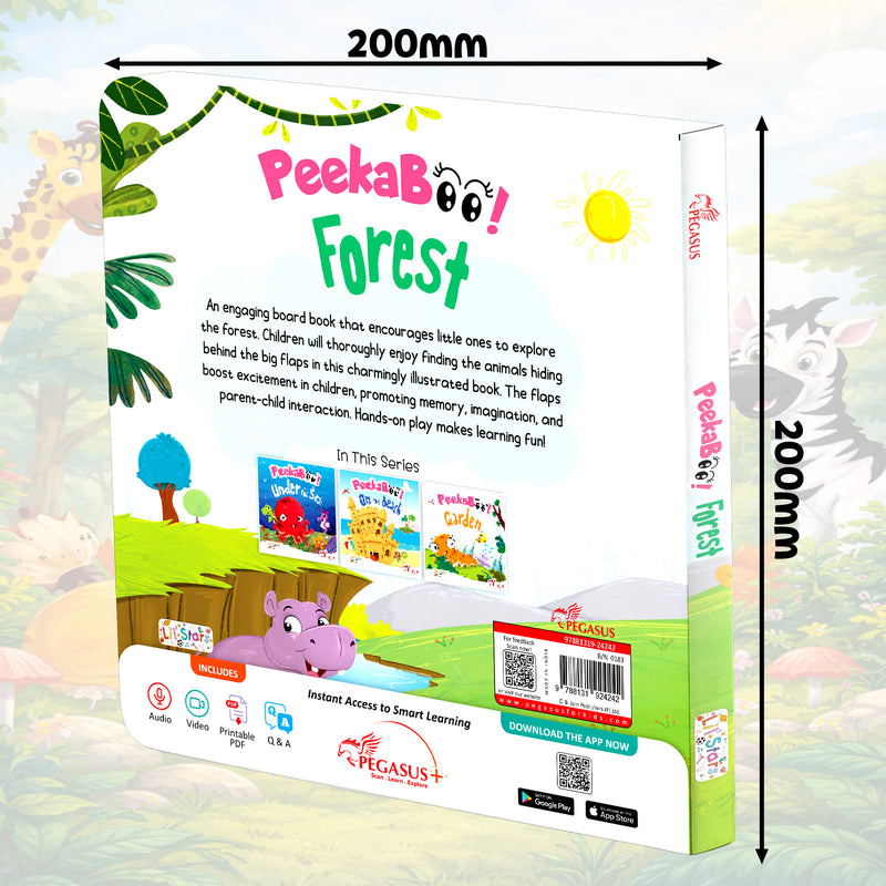 Peekaboo! Forest – Interactive Early Learning & Fun Animal Adventures Book for Toddlers (Ages 1+)