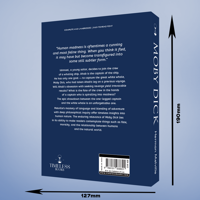 Moby Dick by Herman Melville – Classic English Literature Novel