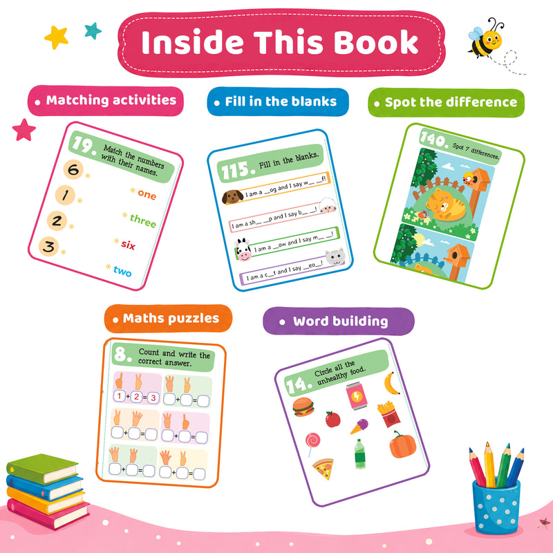 201 Ultimate Activity Book for 5+ Years Kids