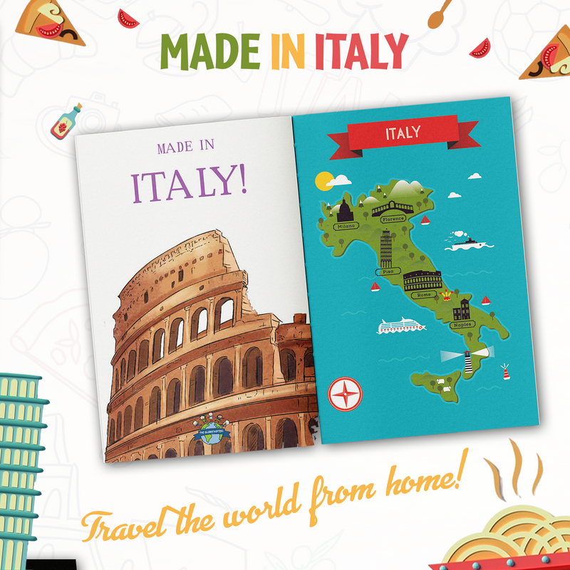 The Globetrotters: Made in Italy – Kids Travel Story Book on Italian Culture (Age 6+ Years)