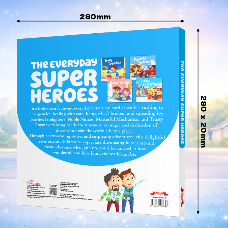 The Everyday Super Heroes Story Books for Kids – Bedtime Story & Early Reading (Ages 2+)