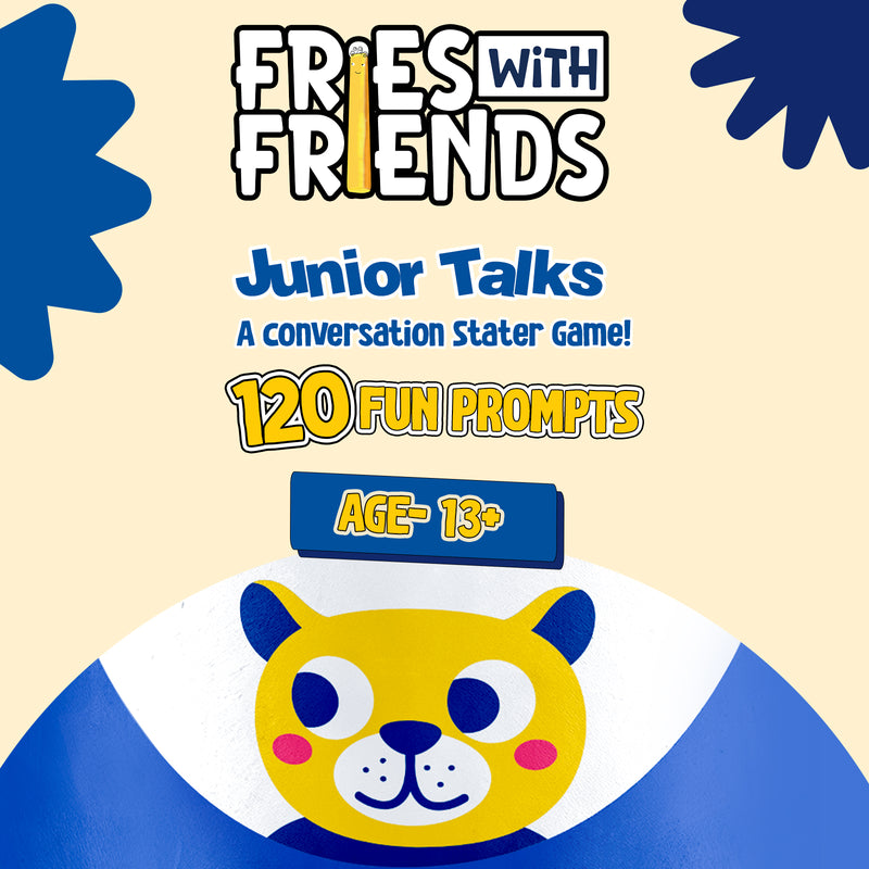 Fries with Friends Chill Talks  - Fun Conversation Stick Game For Kids, Teens, and Adults (Age 13+ Years)