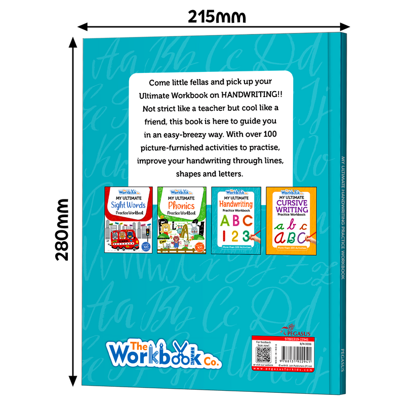 My Ultimate Handwriting Practice Workbook for Kids – Letter Tracing & Writing Practice (Age 3+ Years)