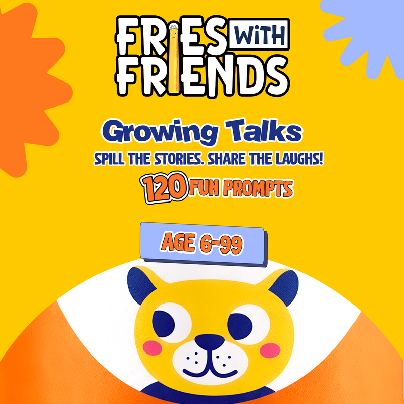 Fries with Friends Growing Talks - Fun Conversation Stick Game For Kids, Teens, and Adults (Age 10-13 Years)