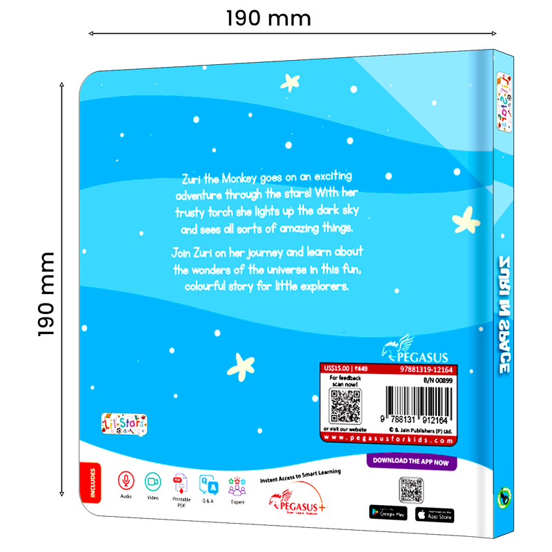 Zuri In Space Torch Book for Kids – Interactive Flashlight Story Book with Hidden Pictures (Age 2+ Years)