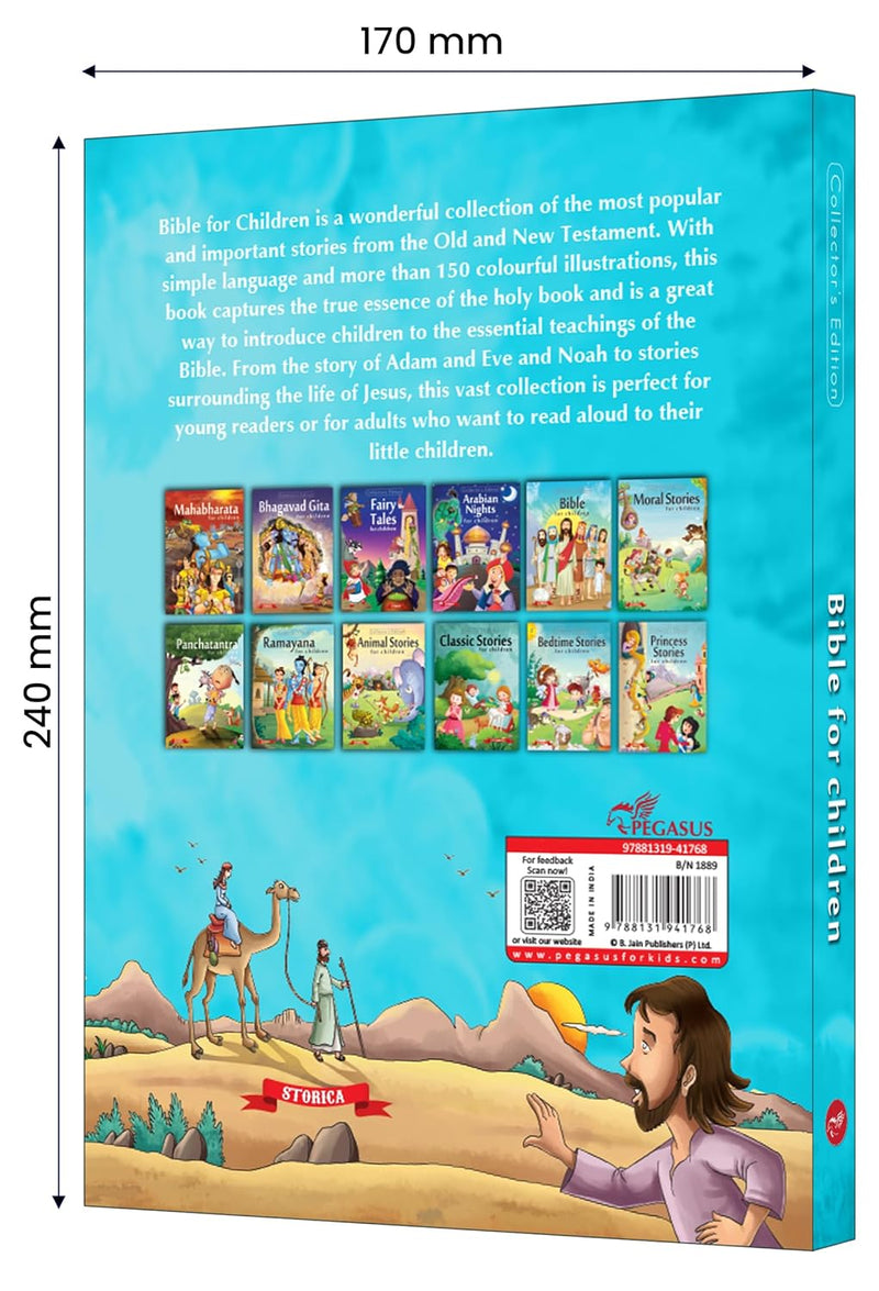 Bible for Children – Illustrated Children’s Stories Book from the Old & New Testament (4+ years)