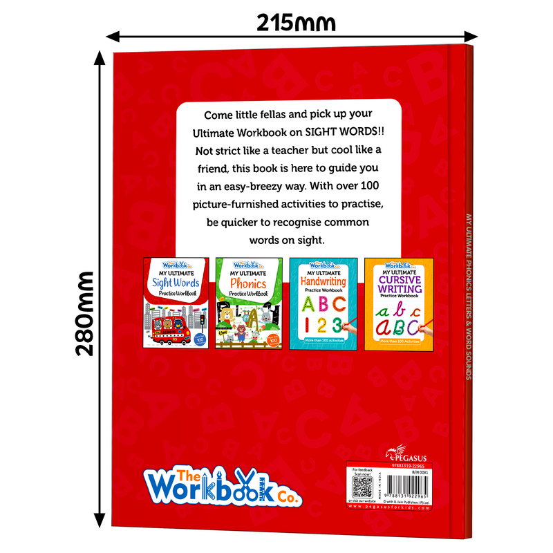 My Ultimate Sight Words Practice Workbook for Kids – Reading & Vocabulary Building  books (Age 3+ Years)