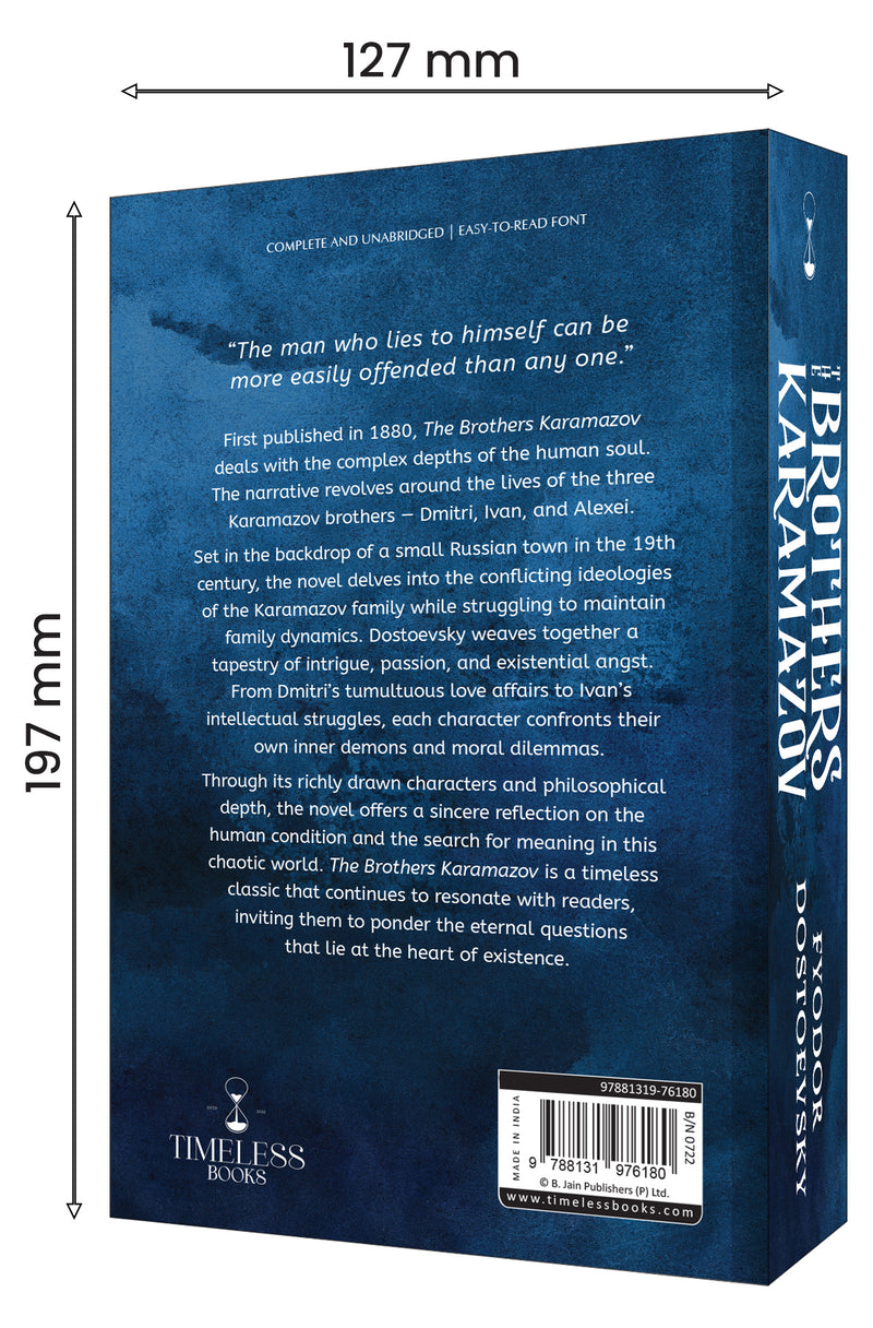 The Brothers Karamazov – Complete & Unabridged Classic Novel by Fyodor Dostoevsky