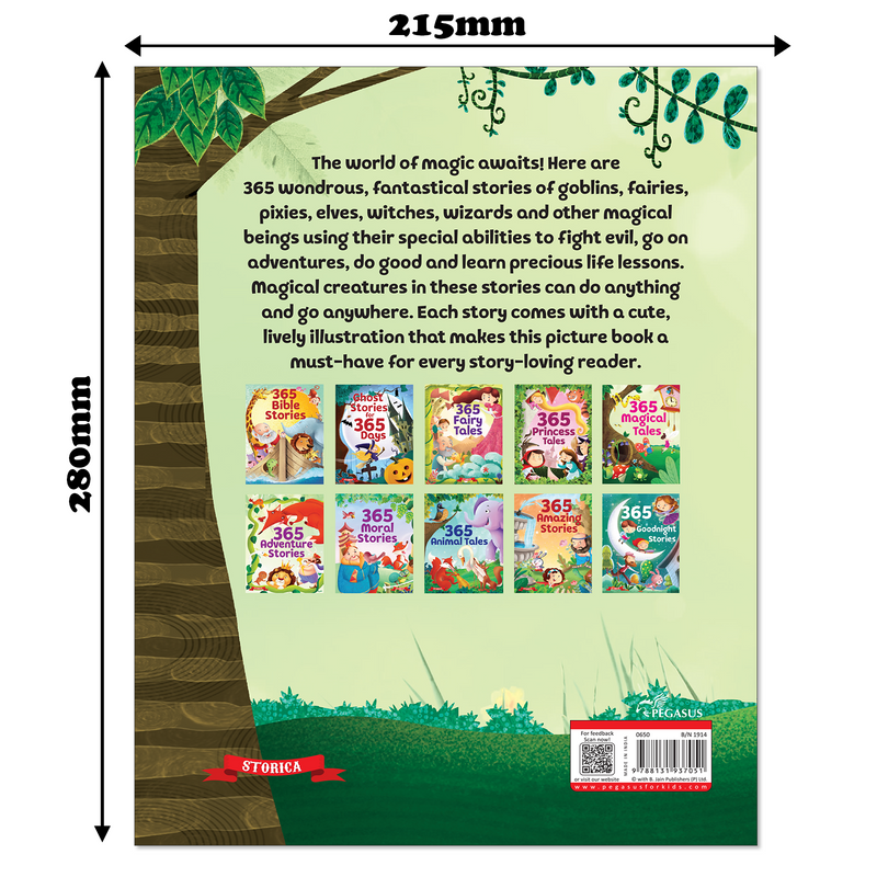 365 Magical Tales for Kids – Moral Lessons Story with Beautiful Illustrations (Age 3+ Years)