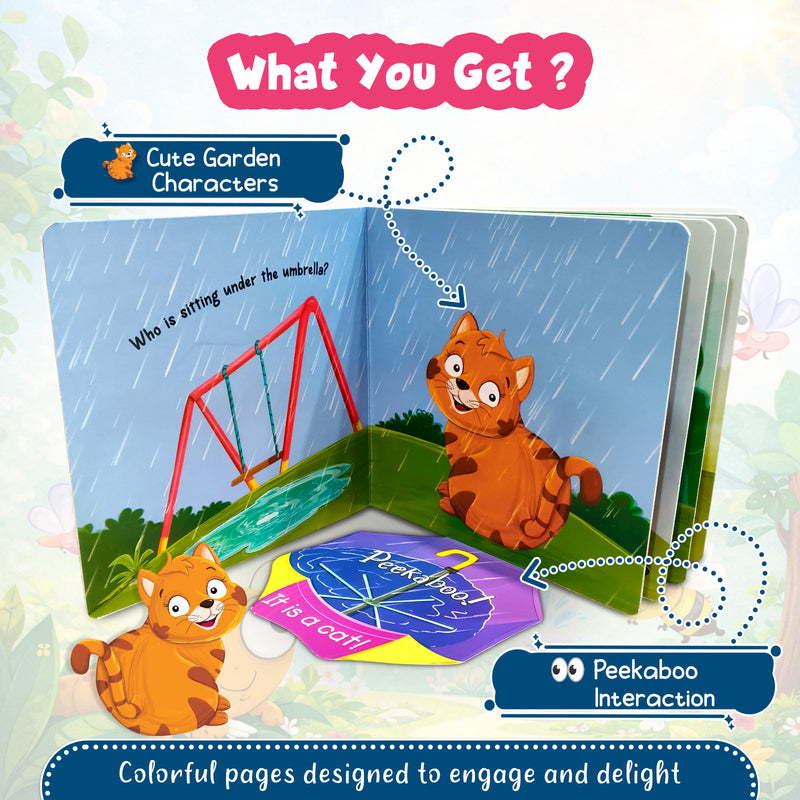 Peekaboo! Garden– Interactive Early Learning & Cute Animals Adventures Book for Toddlers (Ages 1+)