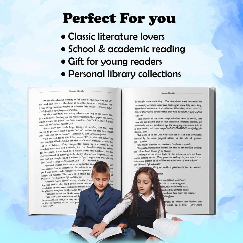 Moby Dick by Herman Melville – Classic English Literature Novel