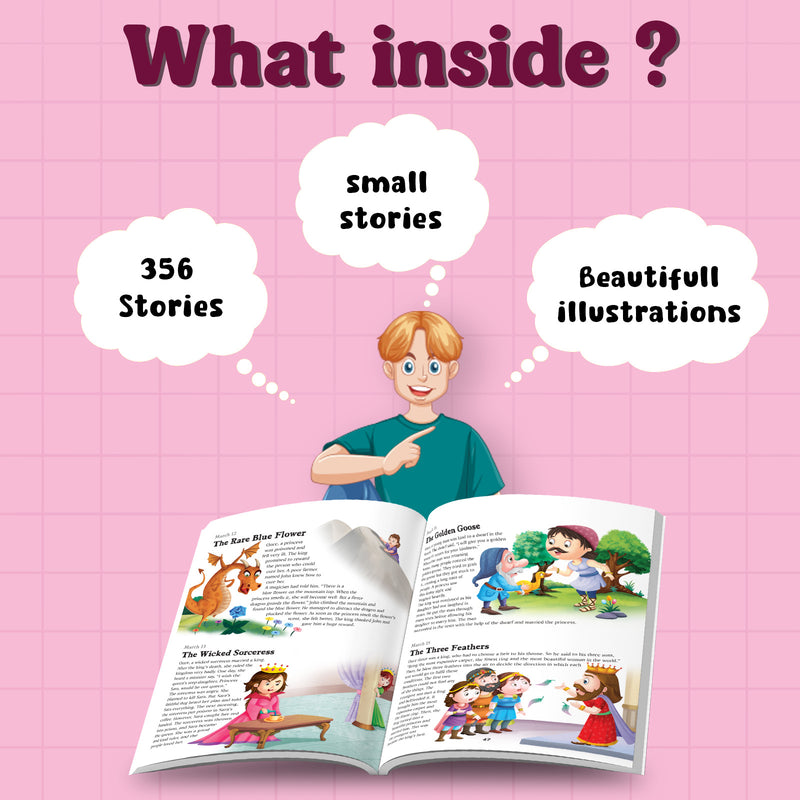 365 Princess Tales for Kids – Moral Lessons Story with Beautiful Illustrations (Age 3+ Years)